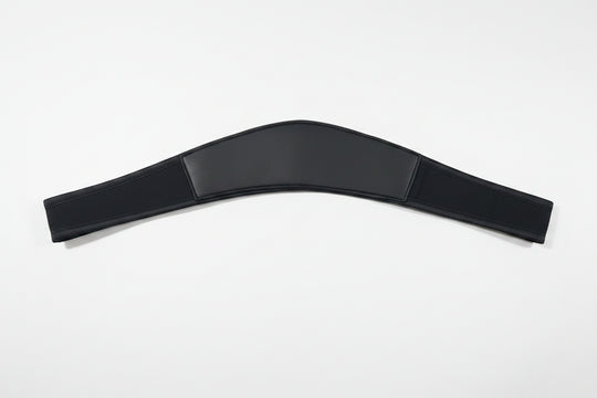 A fabric and neoprene head strap