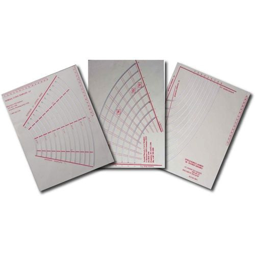 3 Sagittal Templates: Cervical, Lumbar & Thoracic